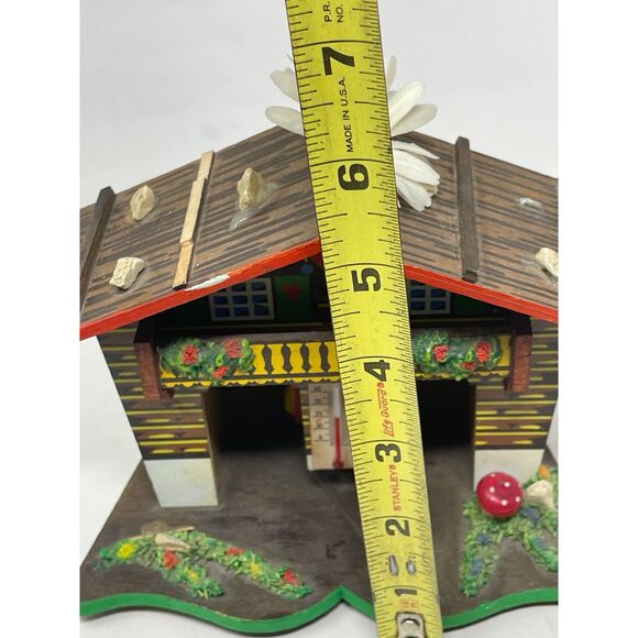 Vintage Toggili German Weather Musical House Zhivago Lara's Theme Chalet Swiss - Picture 10 of 11